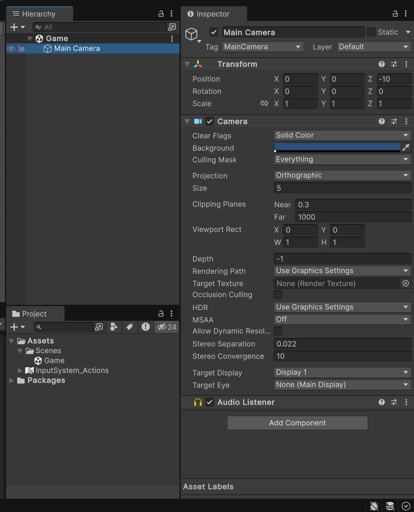 Right Side Layout