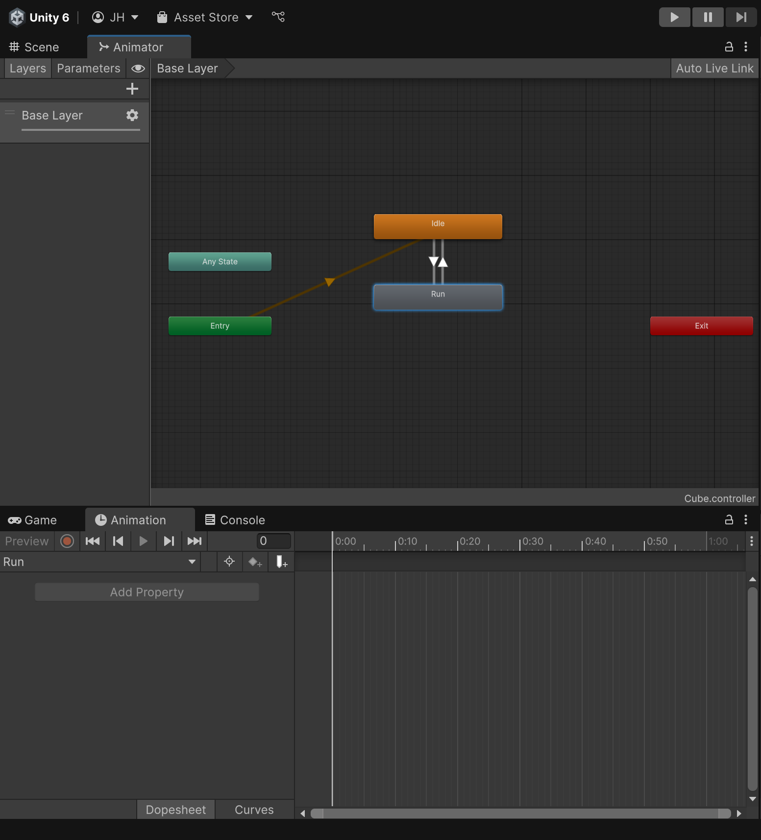 Left Side Anim Layout