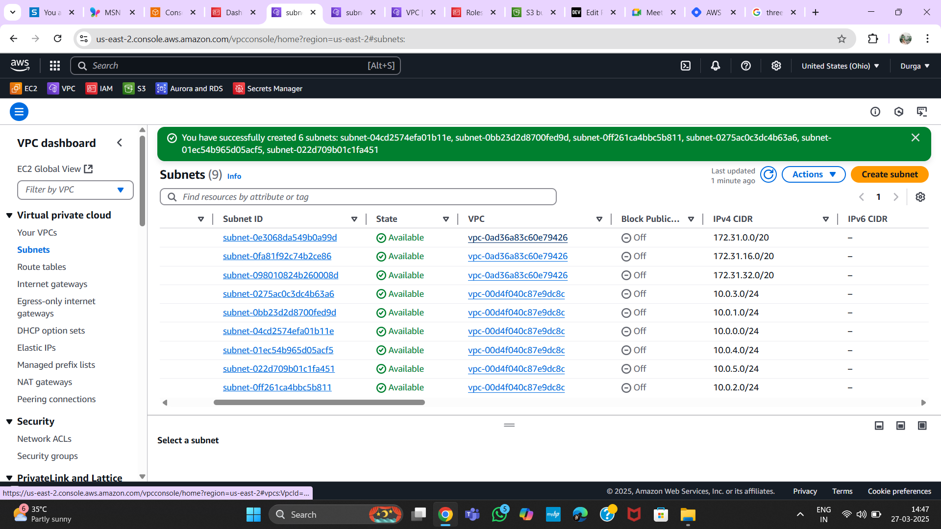 Subnet Details 2