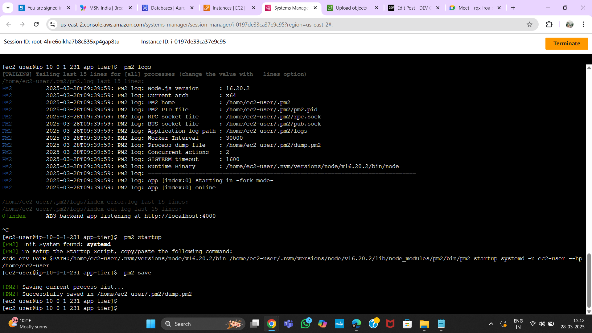 Launch Instance