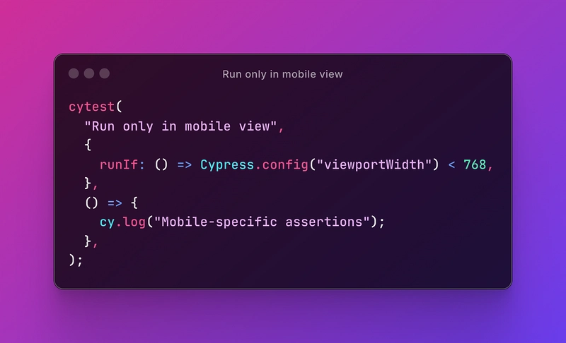 Level Up Your Cypress Game: Cypress Smart Tests Plugin