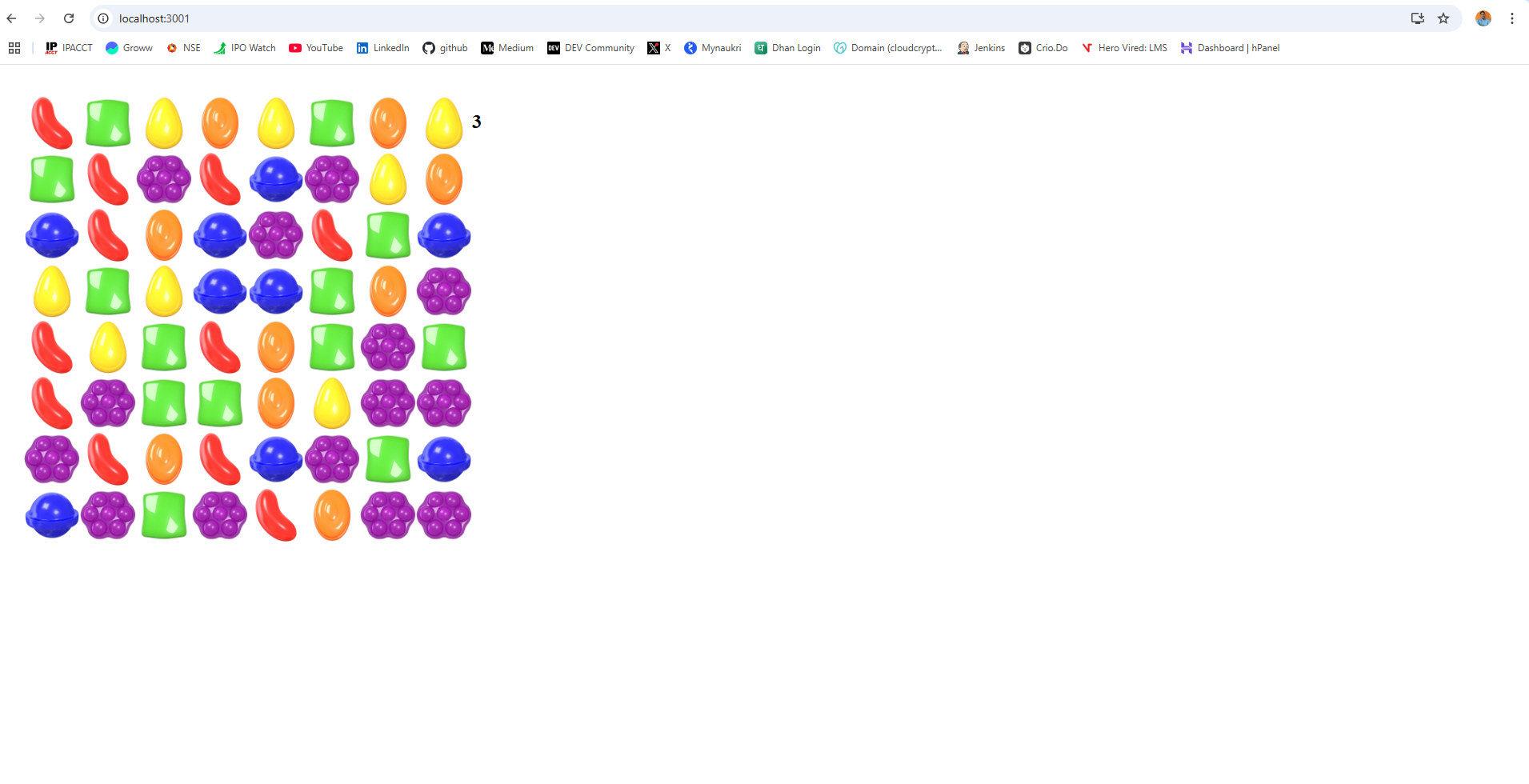 Application of CandyCrush