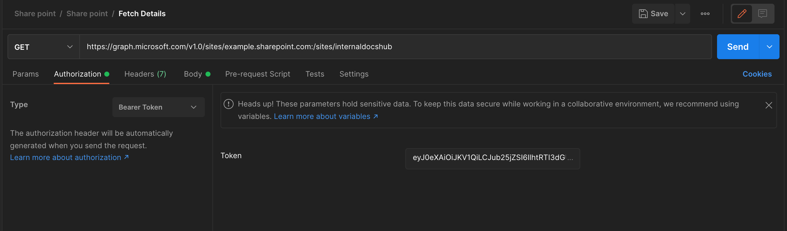 Single Site Detail Request
