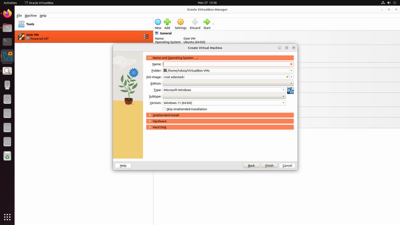 How To Set Up a VM With VirtualBox
