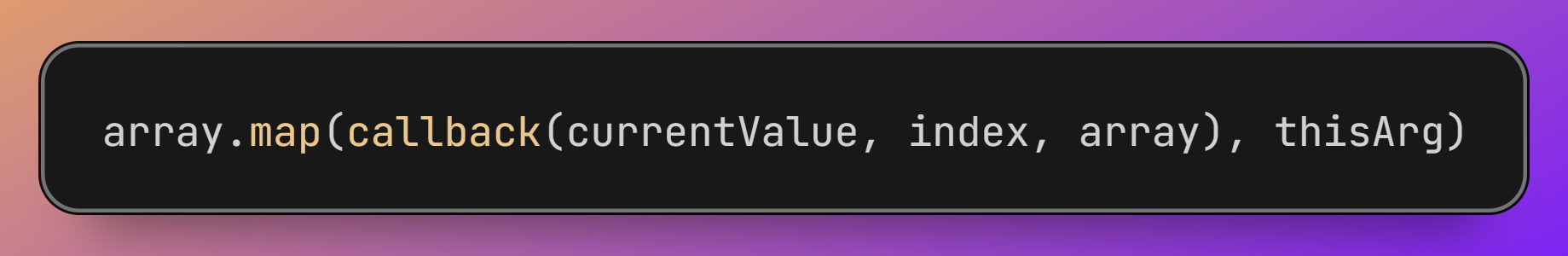 JS Map() syntax
