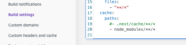 Amplify config file