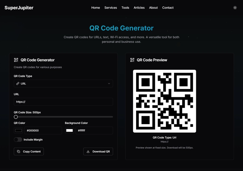 Generate High-Quality QR Codes