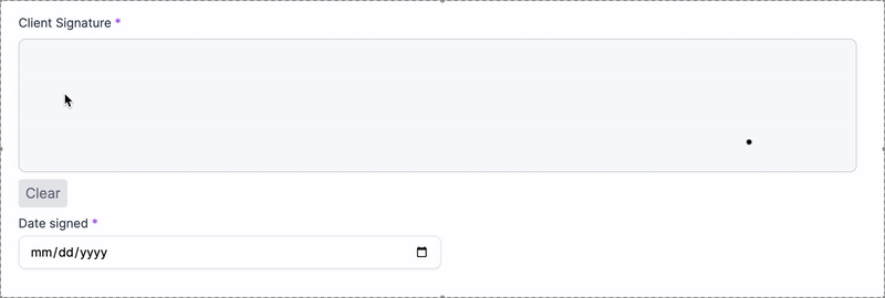Gif signature