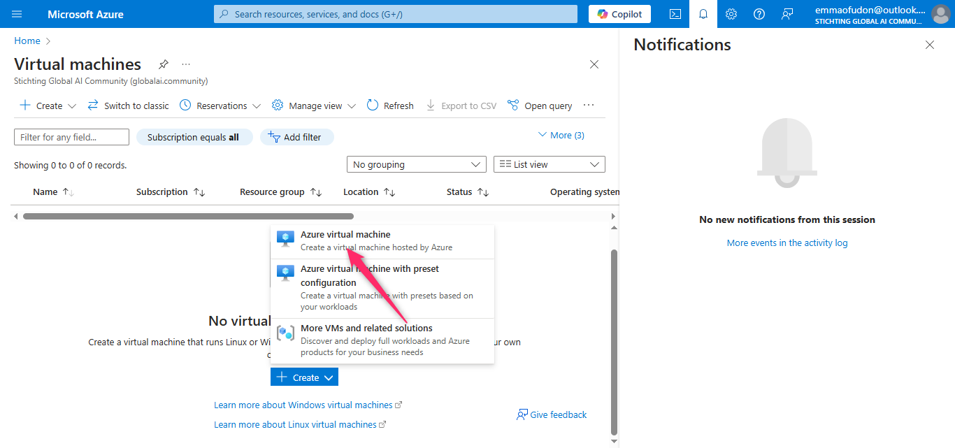 Azure Virtual Machine