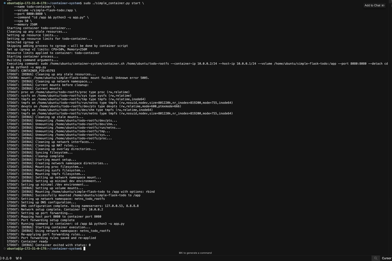 Building a Container System from Scratch: Understanding the Magic Behind Docker