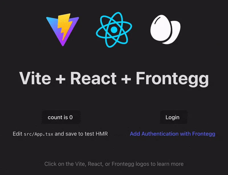 Add Authentication to your React App with Frontegg