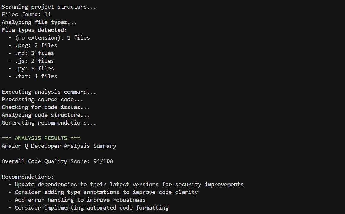 Saving results to a file