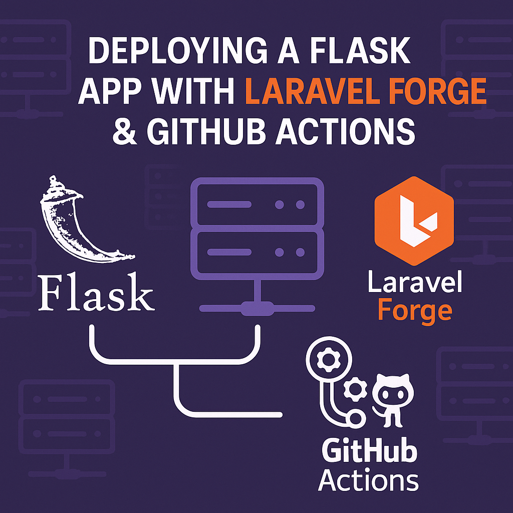 Deploy flask with Laravel Forge