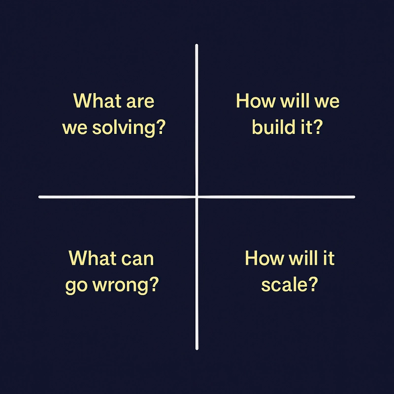 Scared of System Design? Try This Tradeoff Quadrant