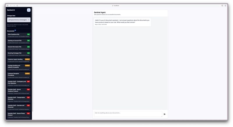 Sentinel AI: Chat Boundaries, Defined by Policy