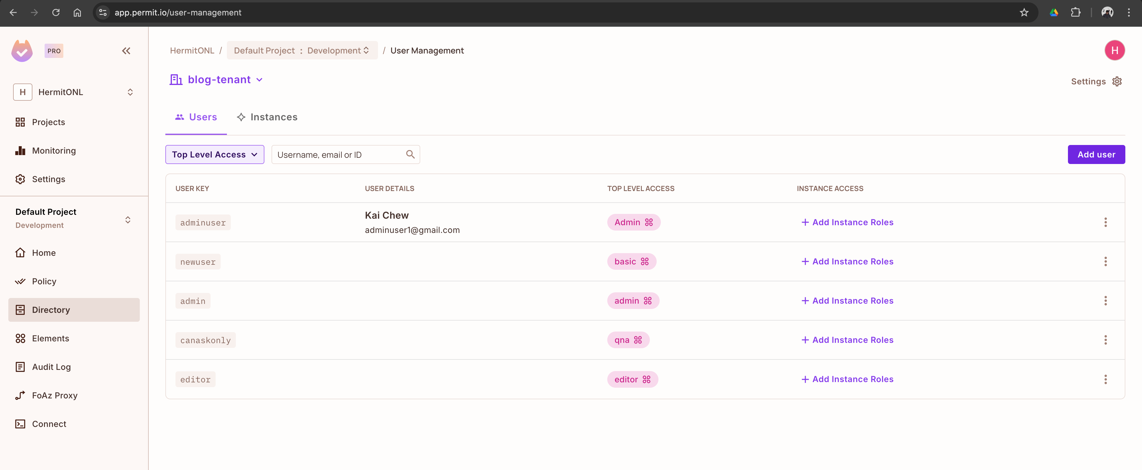 User Management