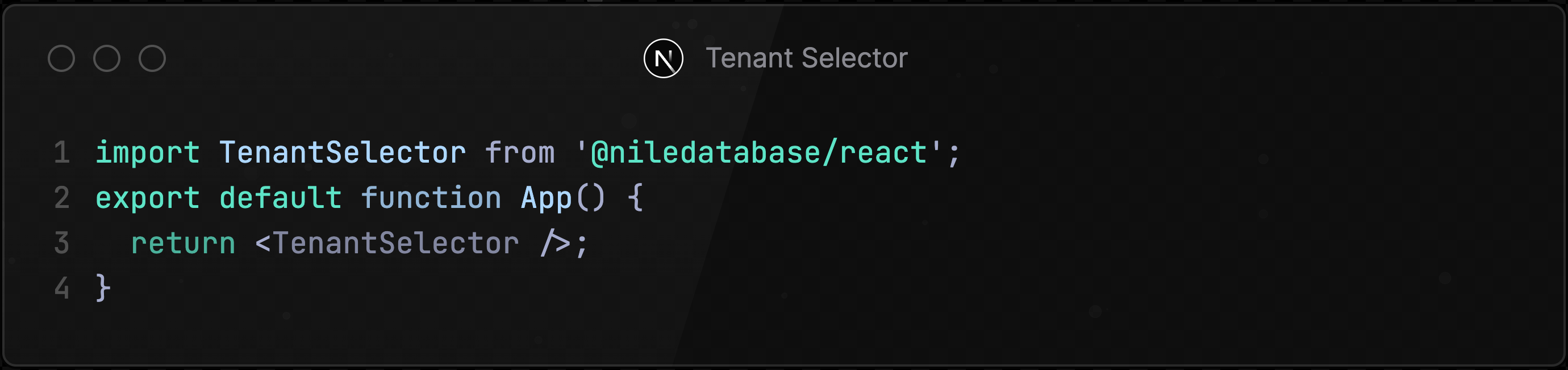 Tenant component