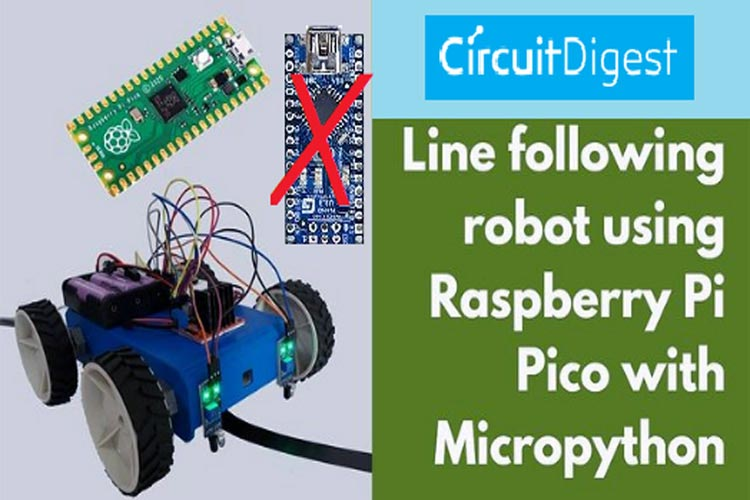 Line Follower Robot Raspberry Pi project