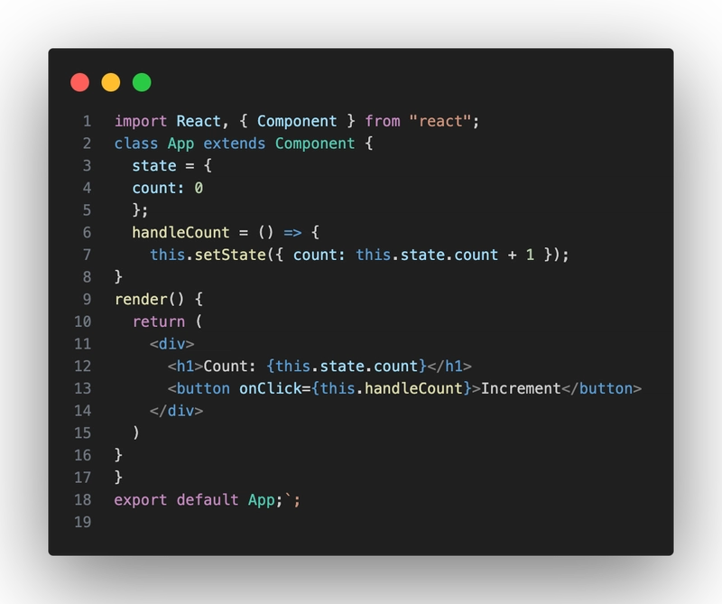 React
