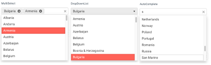 dropdowns