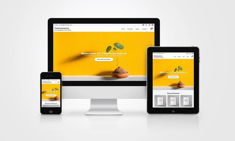 TishCommerce – A Database-Free eCommerce Platform Built with Next.js 15, Tailwind CSS, and Redux