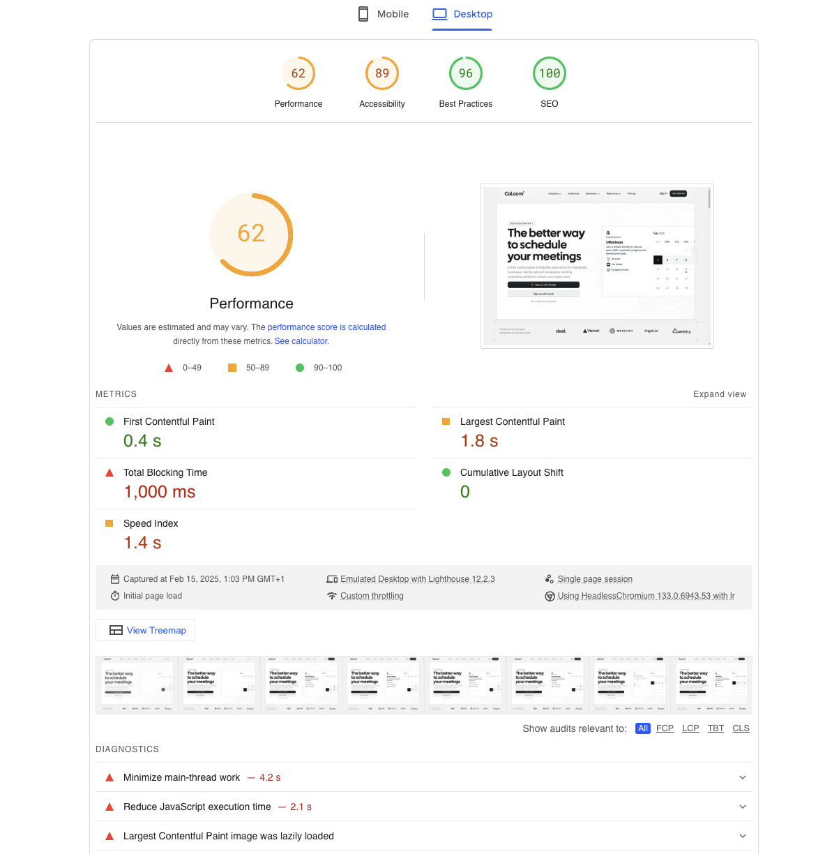 PageSpeed Insights