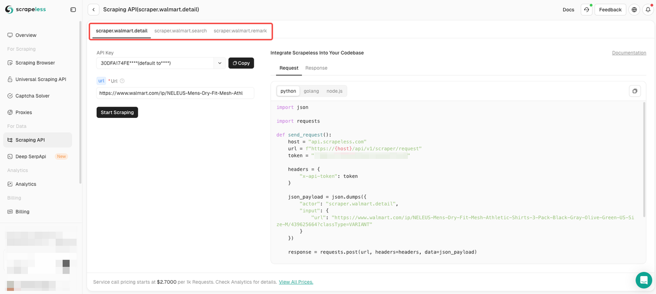 parameter configuration