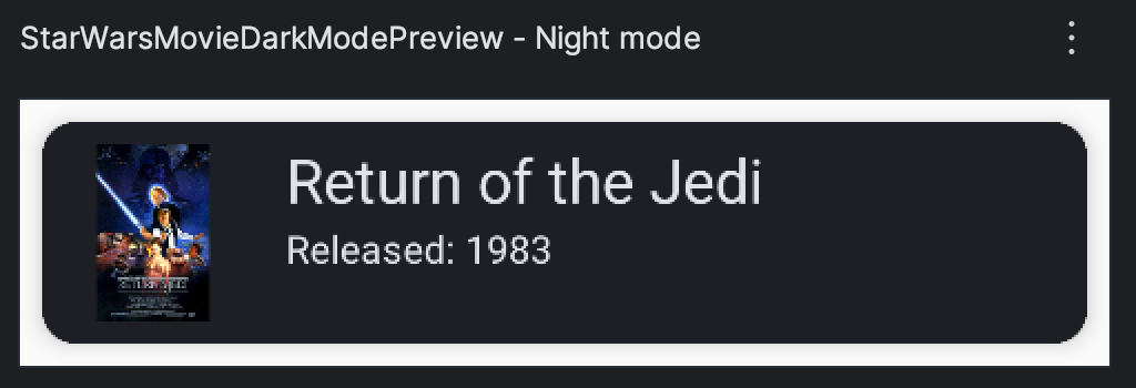 Night mode