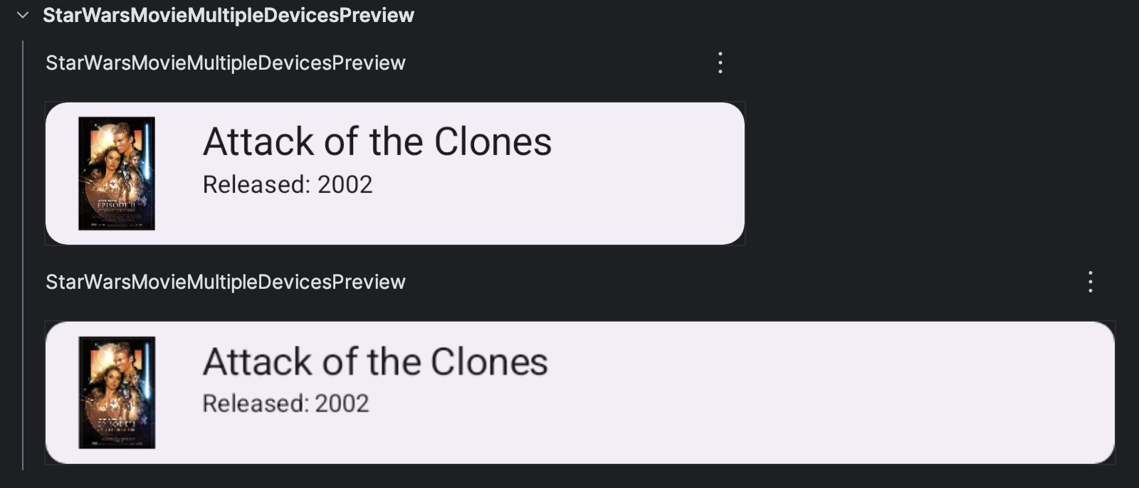 Different devices
