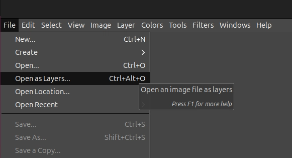 Créer un GIF animé avec GIMP