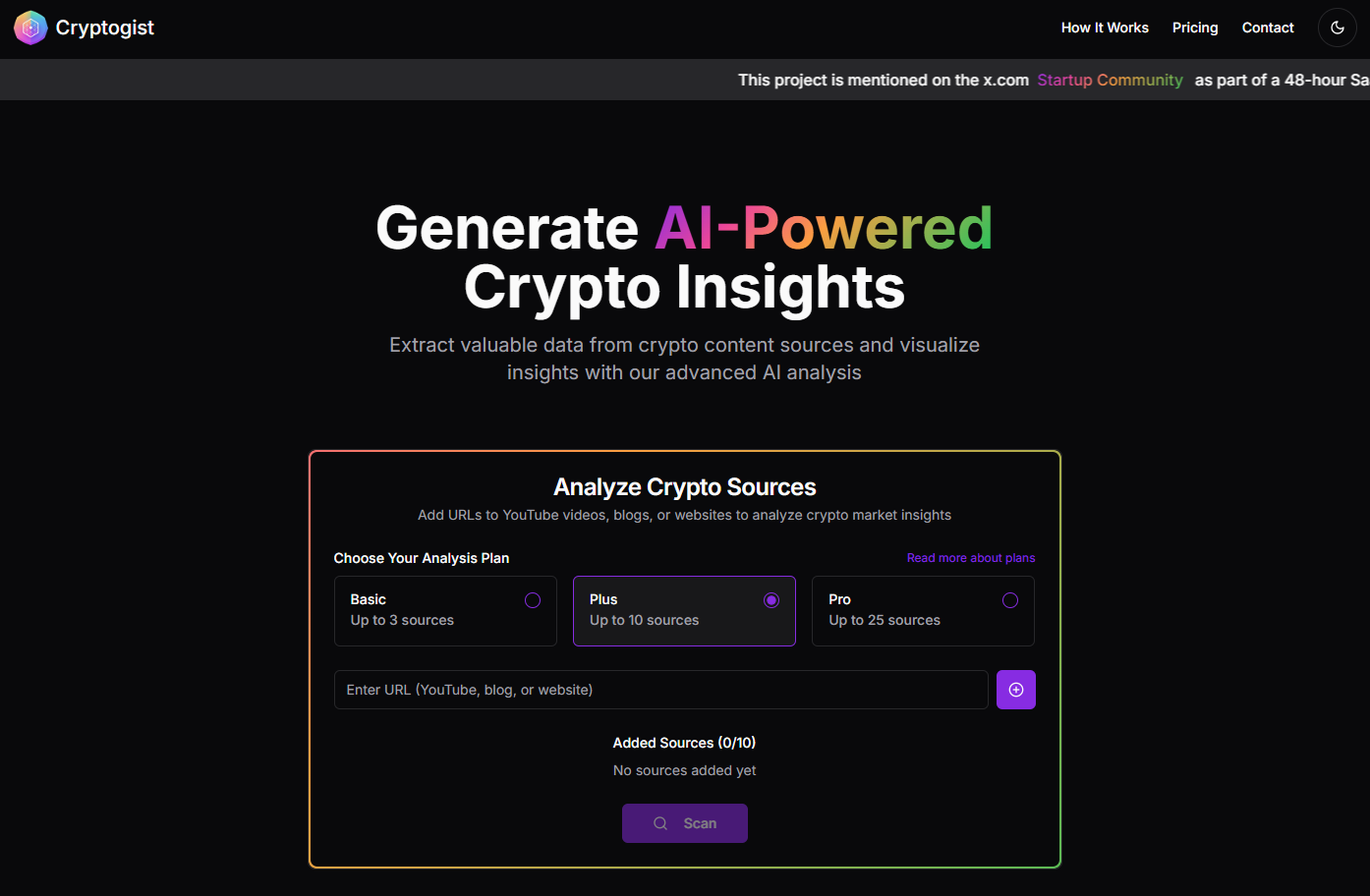 Landing page