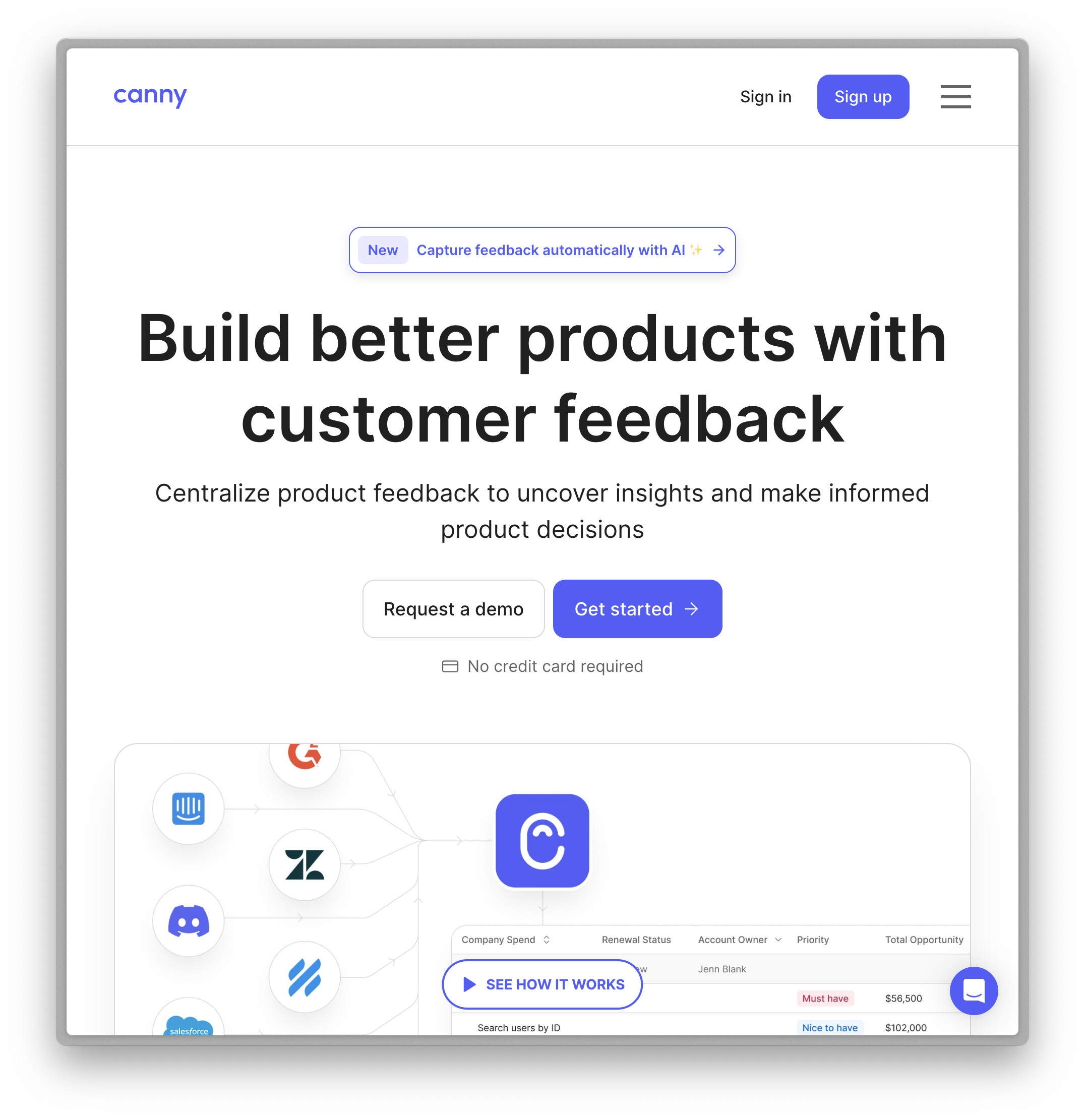 Canny Marketing Website