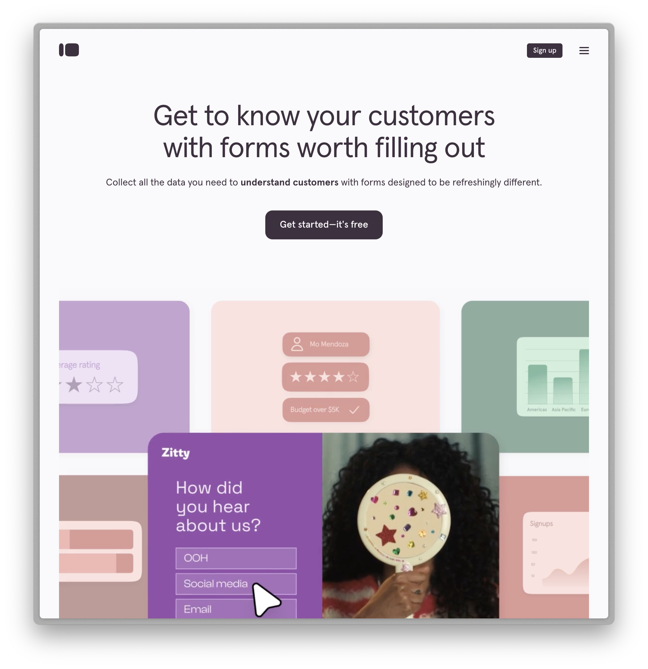Typeform Marketing Website