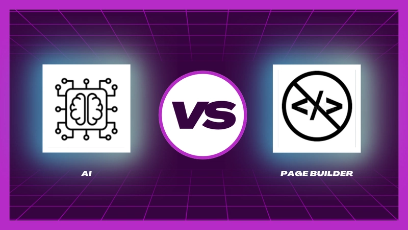 Can AI coding platforms replace traditional page builders?