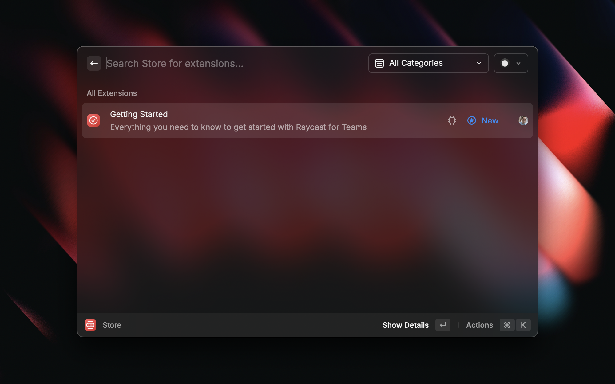 Publish the Getting Started extension