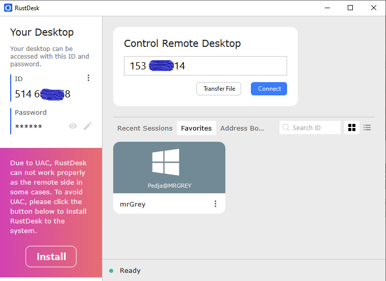 RustDesk client
