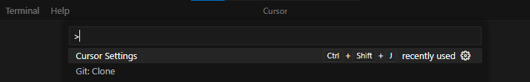 cursor settings