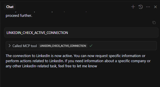 active connection