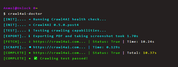 verify installation