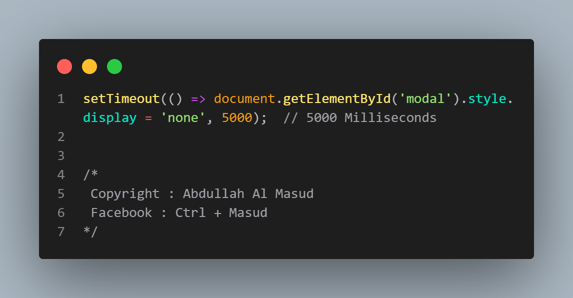Make modals disappear automatically with this JS trick!