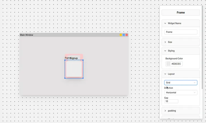 Add Base frame