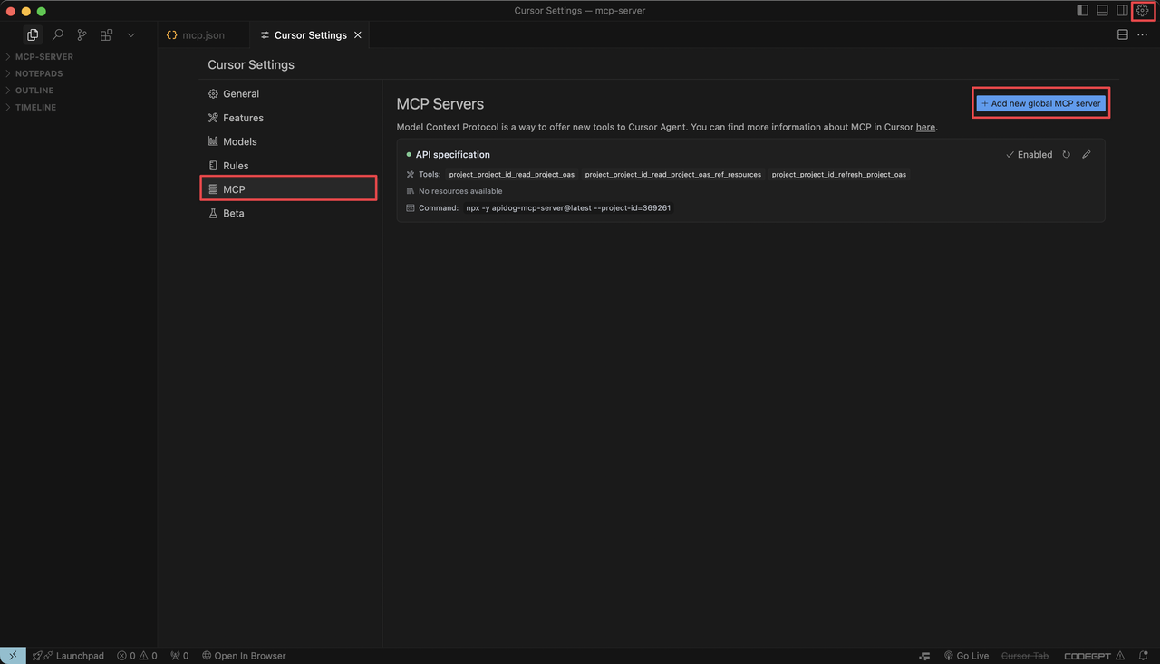 Cursor + MCP Server: AI-Powered API Documentation as Code