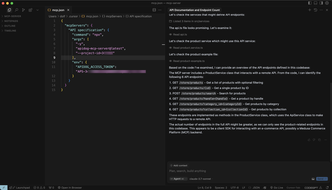 Cursor + MCP Server: AI-Powered API Documentation as Code