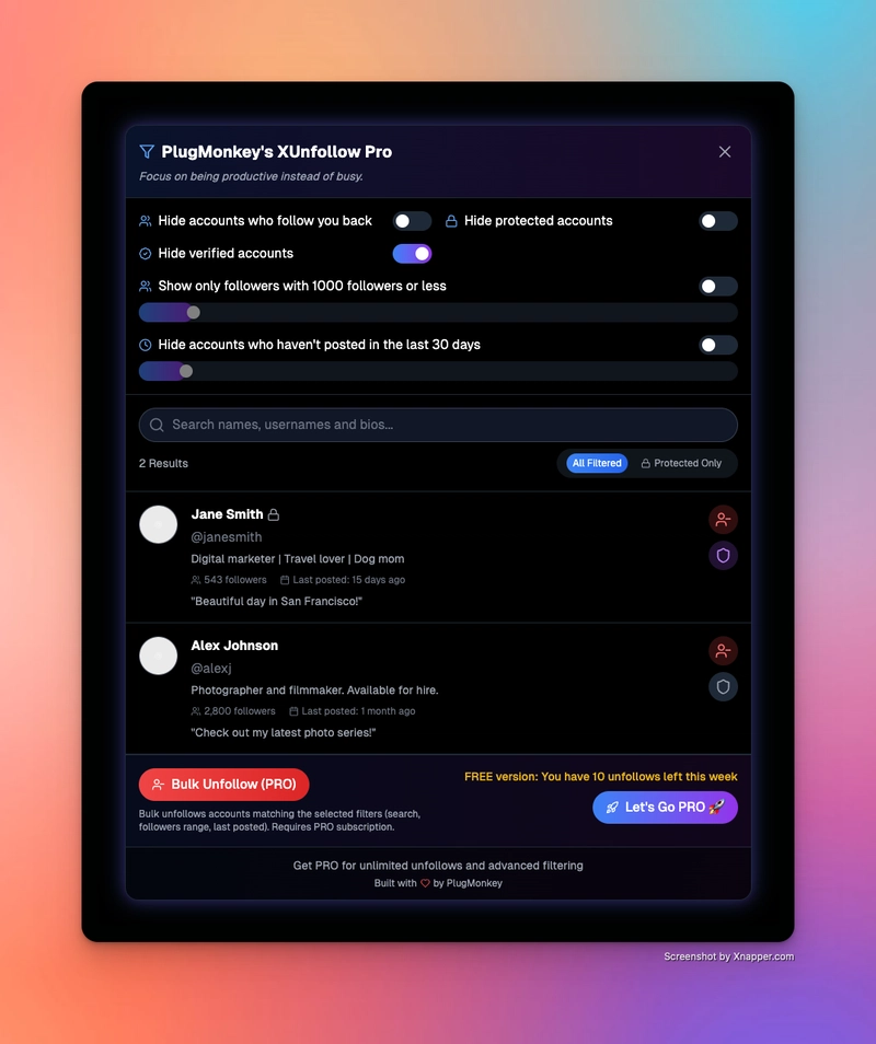 Clean Up Your 𝕏 Feed in seconds with this new Chrome Extension!