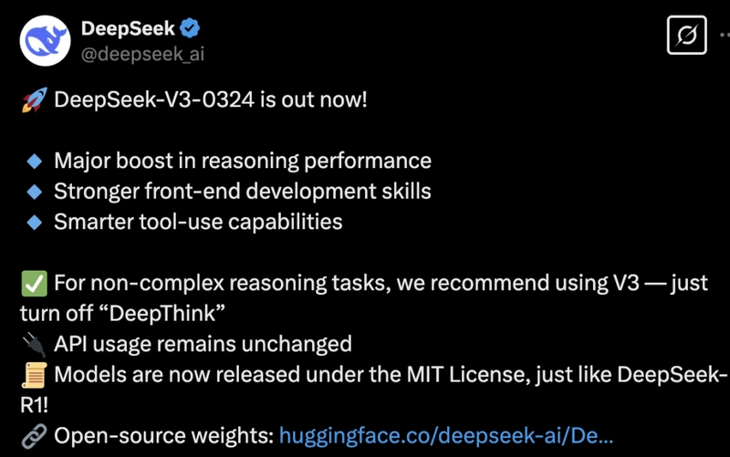 Deepseek v3 0324: Finally, the Sonnet 3.5 at Home