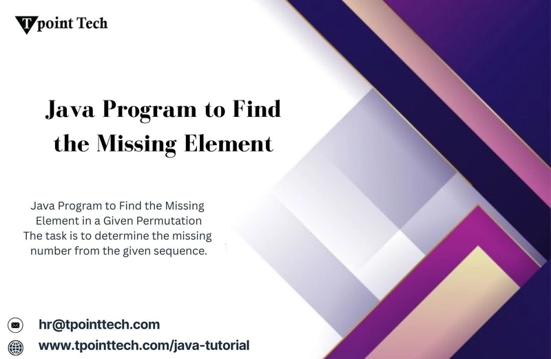 Find the Missing Number in a Given Permutation Using Java