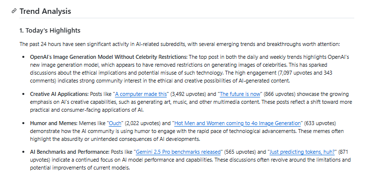 Open Source - Let Ai to tell the Ai's Trend?