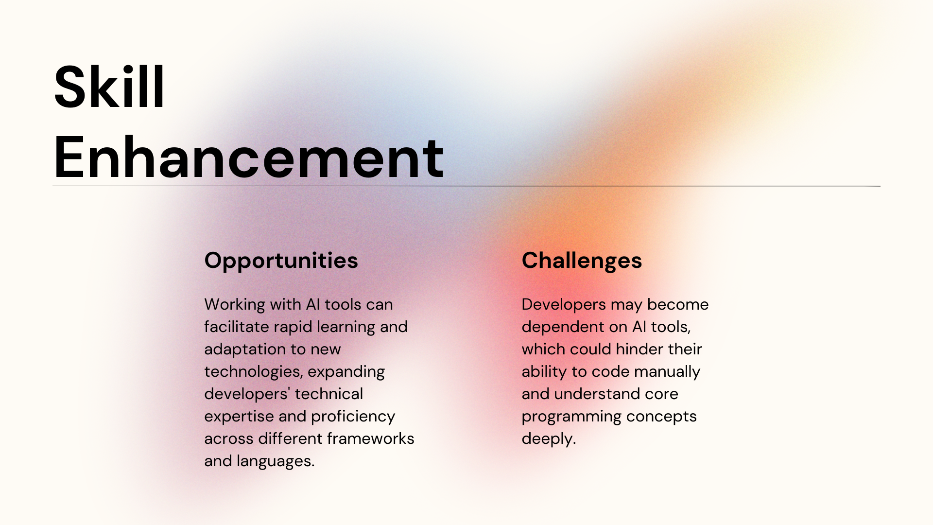 Skill Enhancement