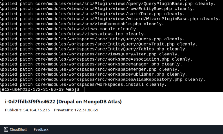 Installing git in terminal screen