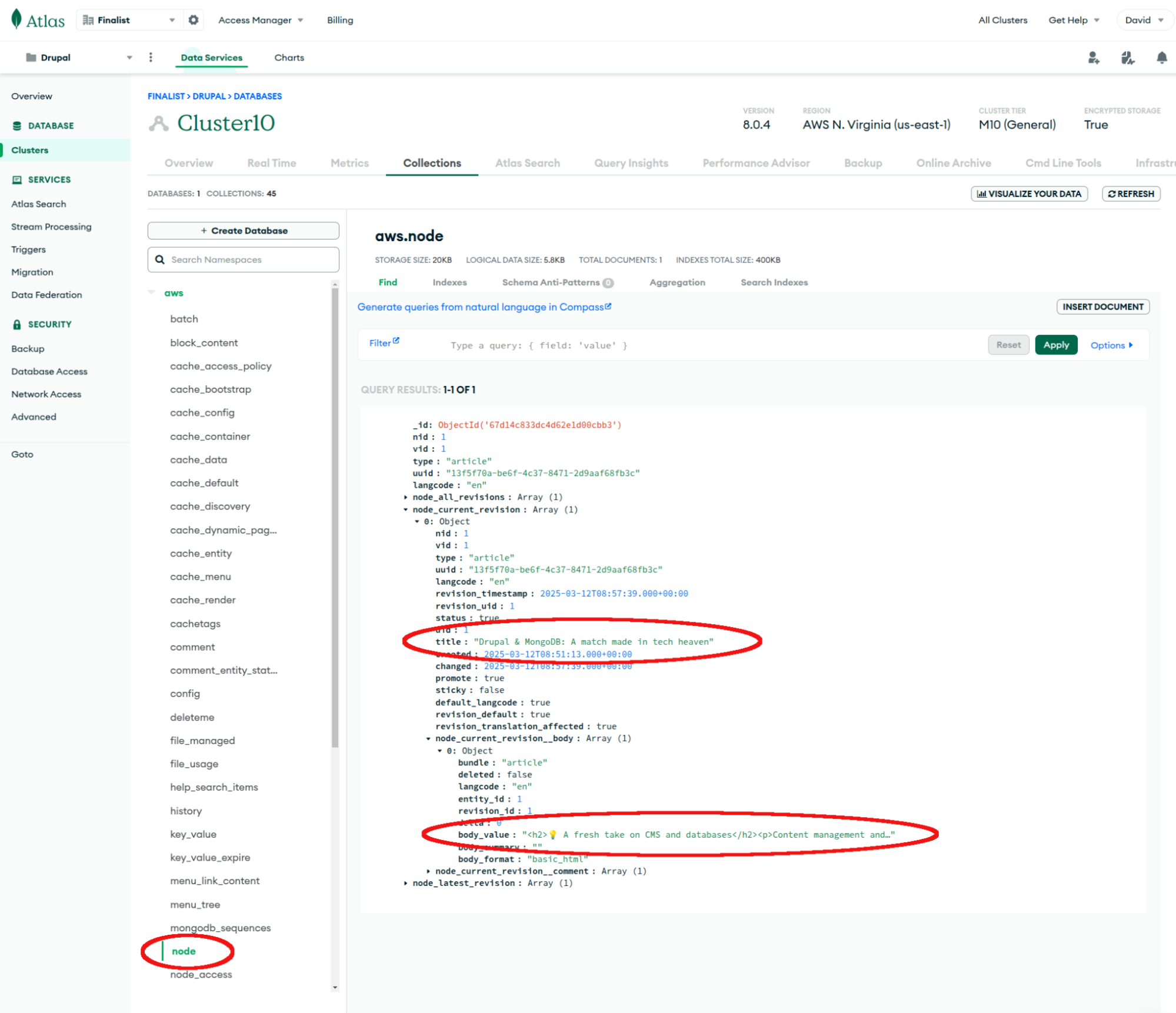 Screenshot of Atlas UI representing addition of new article